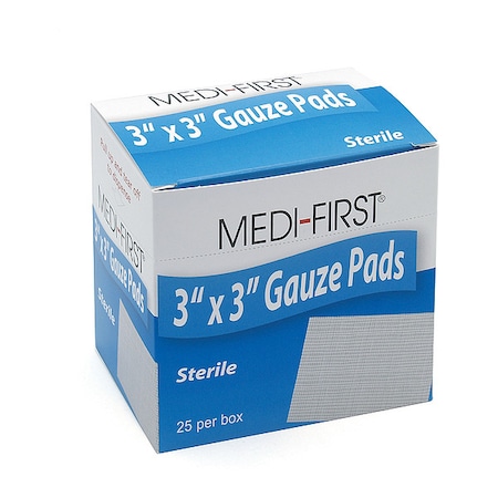Gauze Pad, Sterile, 12 Ply Cotton, PK25 MPN:61273