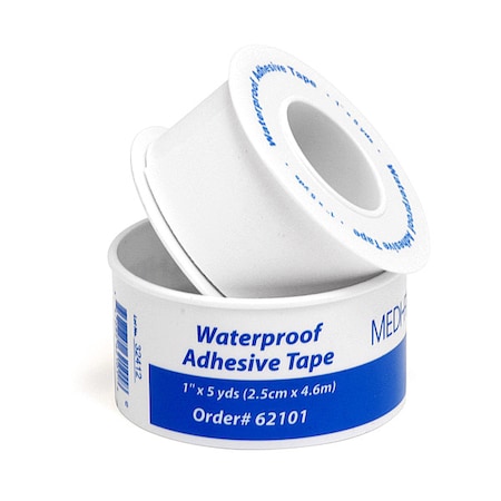 Adhesive Tape, White, 1 In. W, 5 yd. L MPN:62101