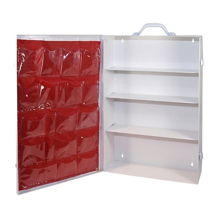 Empty 4 Shelf First Aid Cabinet, Metal MPN:701MTM