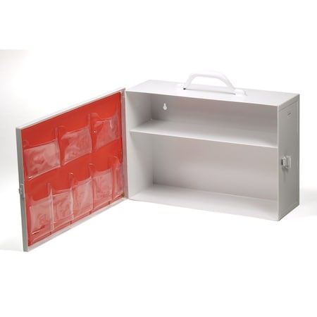 Empty 2 Shelf First Aid Cabinet, Metal MPN:723MTMSD