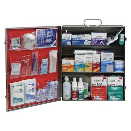 Cabinet, 3 Shelf, Stainless Steel MPN:745M1-SS