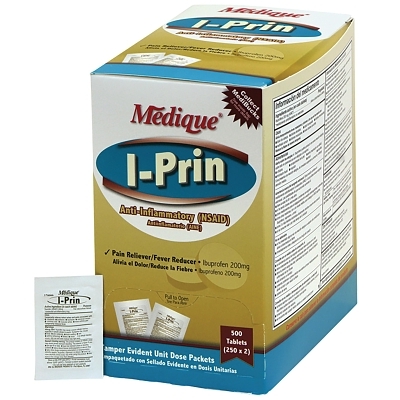 Med I-Prin 200MG Tabs 250/Bx MPN:10013