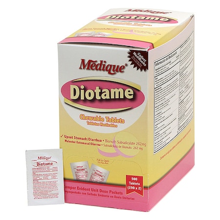 Med Diotame Chew Tabs 250/Bx MPN:22013