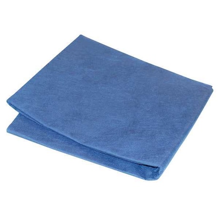 Cot Sheet, 72 in L, Light Blue, PK50 MPN:MS-001FS