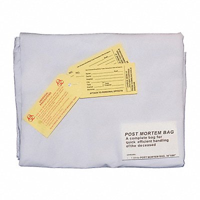 Body Bag White Pediatric PK10 MPN:MS-BOD300