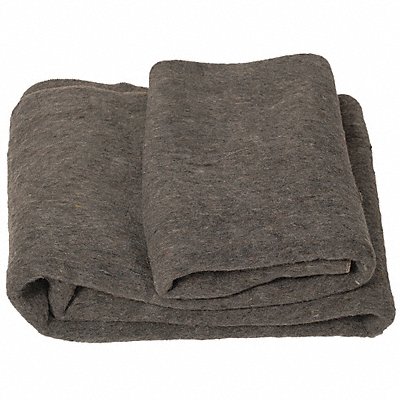 Blanket Gray Woolen Blend 54 in L PK12 MPN:MS-40522