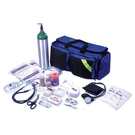 Emergency Medical Kit, Polypropylene Bag, 80 Components, 10 People Served MPN:MS-75165-RB