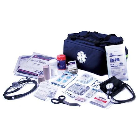 Emergency Medical Kit, Polypropylene Bag, 74 Components, 10 People Served MPN:MS-75190