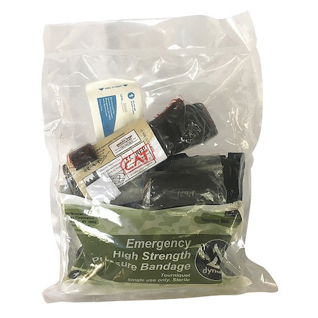 Bleeding Control Kit, Plastic Bag, 10 Components, 1 People Served MPN:MS-CFA-STB 2