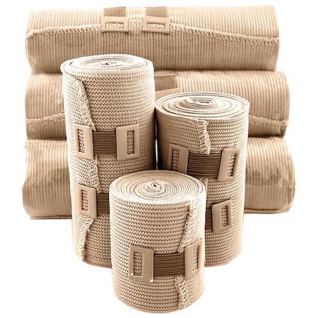 Elastic Bandages, Beige, 5yd L, 4