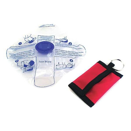 CPR Barrier Mask, Adult, Child, Infant, Red MPN:MS-21105