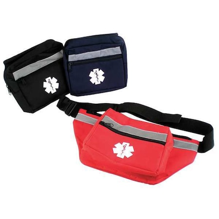 Fanny Pack, Polyester, 14 in L, 7 in W, Blue MPN:MS-33307