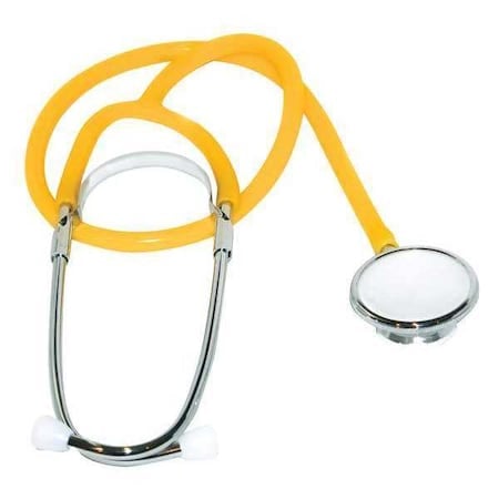 Stethoscope, Single, 22in L, Yellow, Polybag MPN:MS-70025
