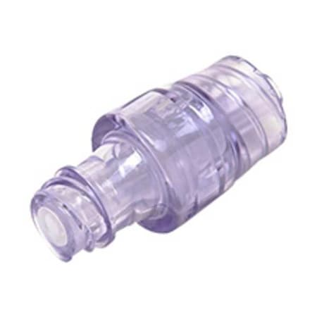 PRN Connector, Polycarbonate, 1 in L, 1/2 in W, Clear, Purple MPN:MS-83379
