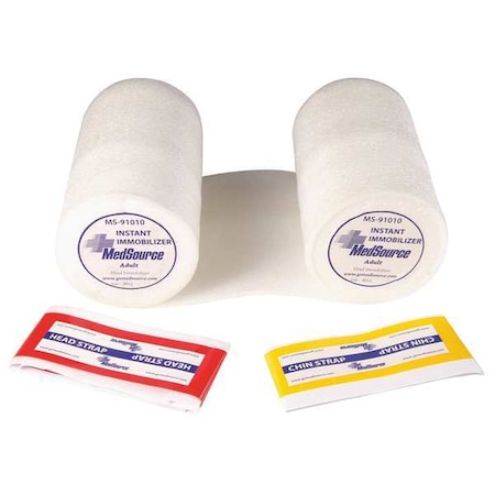 Head Immobilizer, White, 8 1/2