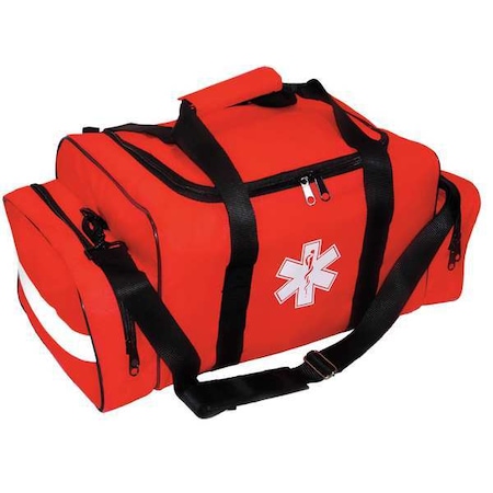 Attack Bag, Polyester, 14 in L, 11 in W, Red MPN:MS-B3403