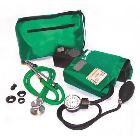 Blood Pressure Set, Green, 11 13/16