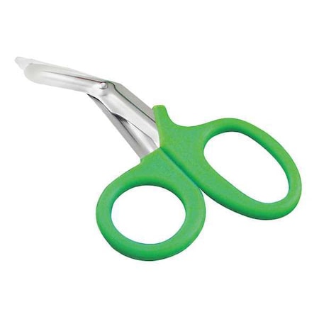 Shears, Stainless Steel, 7 1/4 in L, Green MPN:MS-SH006G