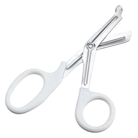 Shears, Stainless Steel, 7 1/4 in L, White MPN:MS-SH009W