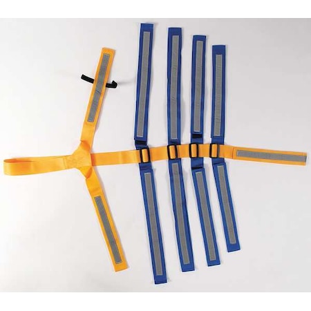 Strap System, Multi-Color, 5 7/8' L MPN:MS-ST11PTR