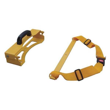 Wall Mounting Bracket, Yellow, Aluminum MPN:MS-90045