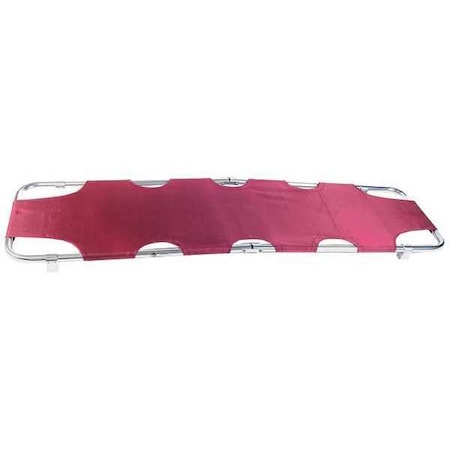 Folding Stretcher, 350 lb, Red, 73