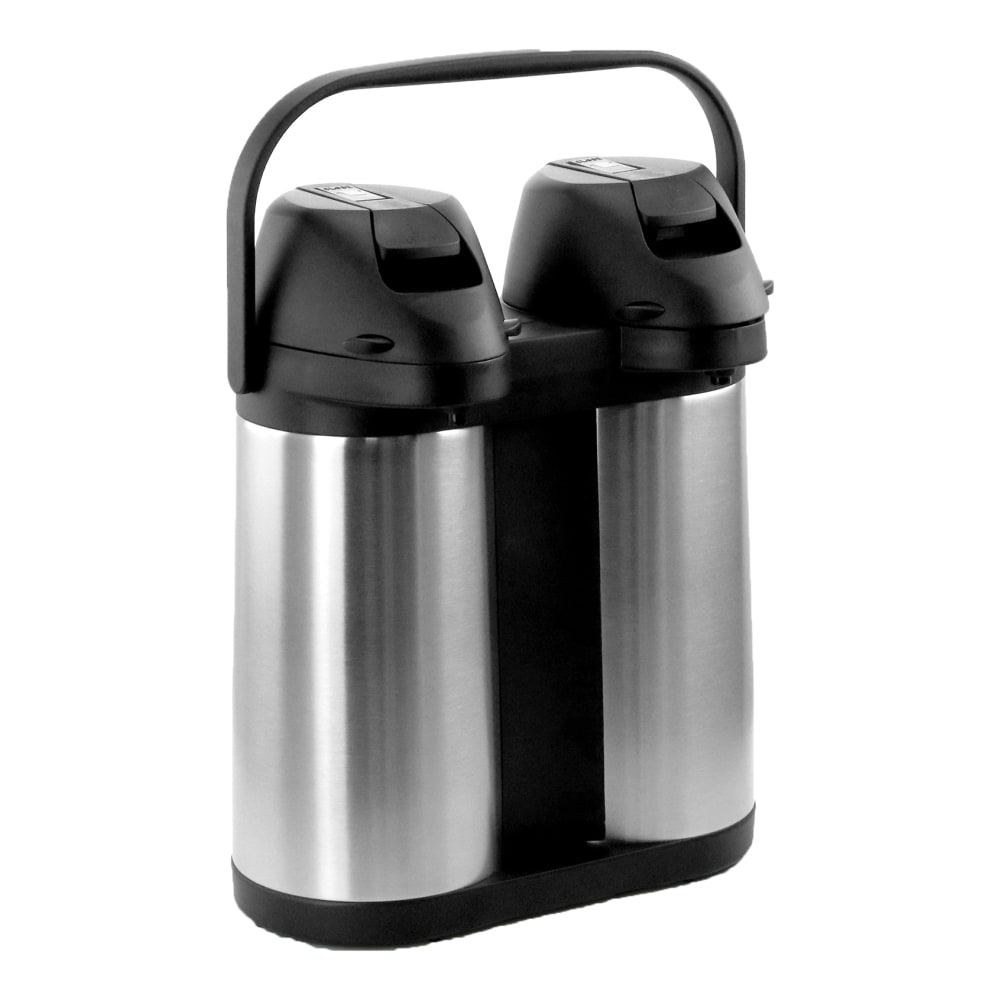 MegaChef Dual 1.9 Quart Stainless Steel Airpot, Hot Water Dispenser for Coffee and Tea MPN:995111991M
