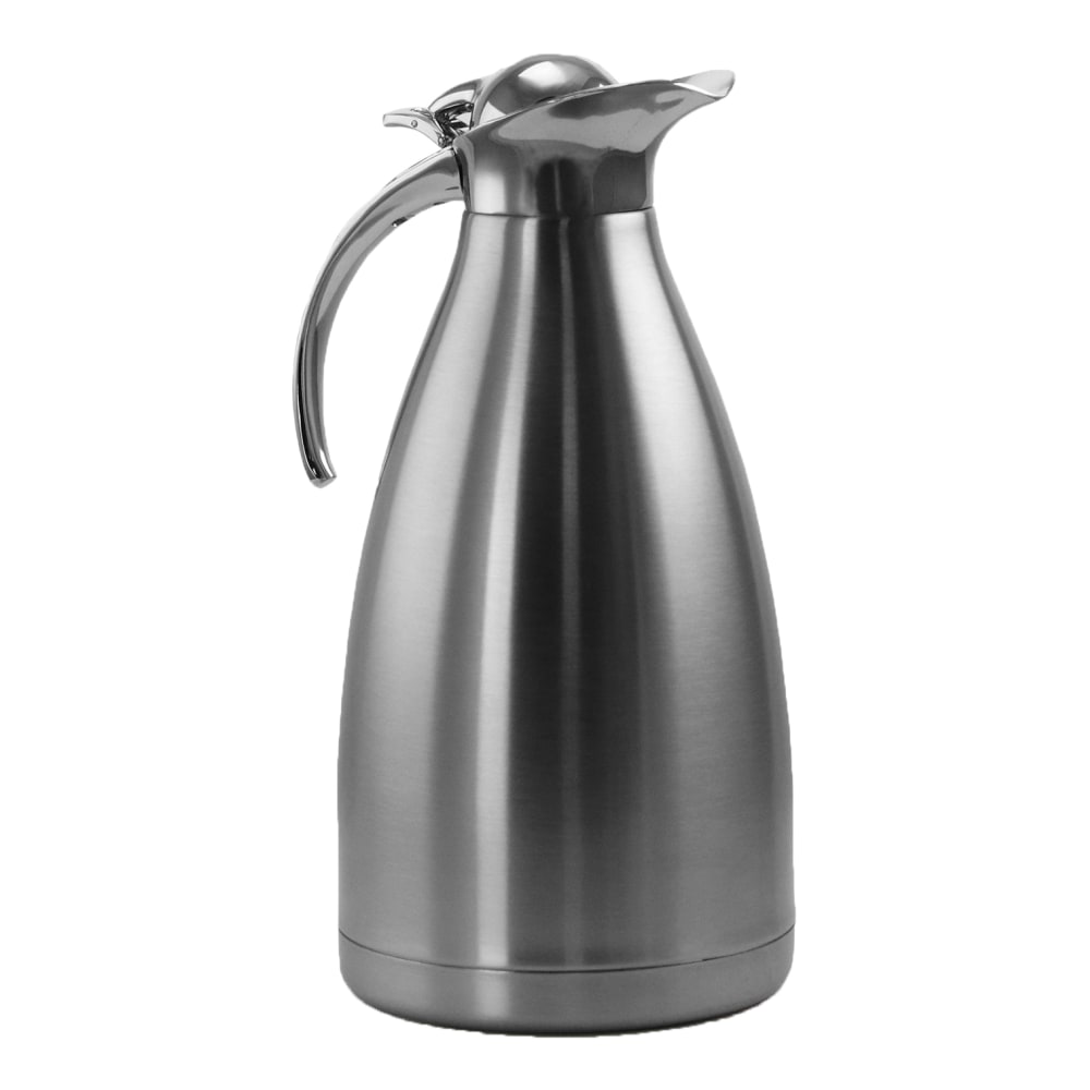 MegaChef 2-Liter Deluxe Thermal Beverage Carafe, Silver MPN:995112005M