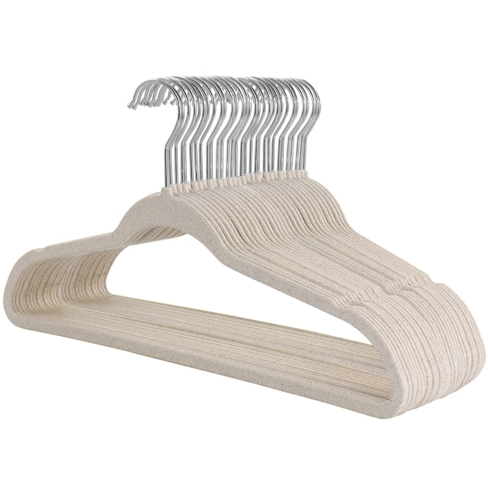 Elama Home Suit Hangers, Wheat, Pack Of 30 Hangers MPN:995117650M