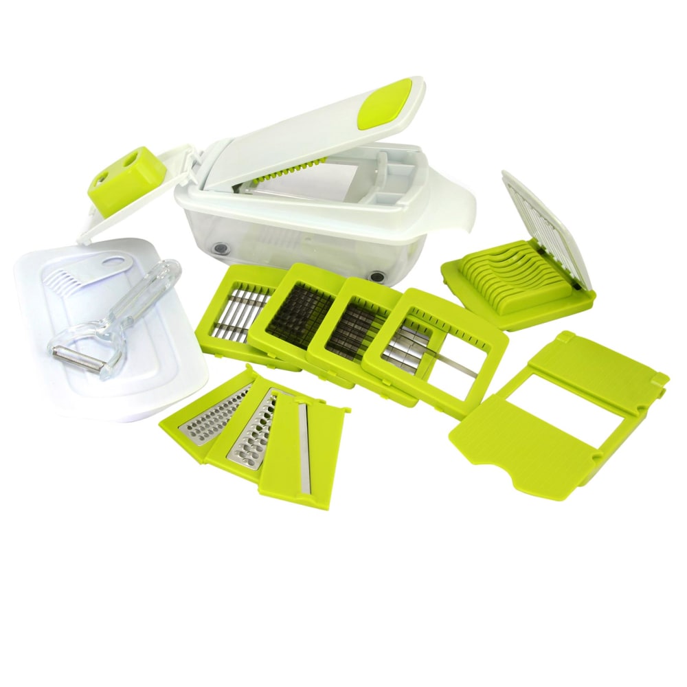MegaChef 8-in-1 Multi-Use Slicer Chopper, Green MPN:995103072M