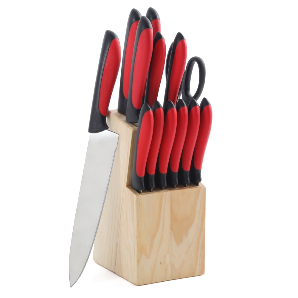 MegaChef 14-Piece Cutlery Set, Red MPN:995115722M