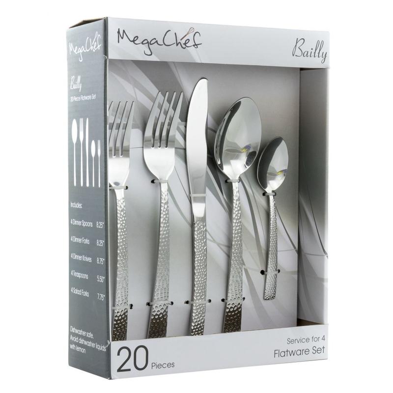 MegaChef Baily 20-Piece Flatware Set, Rose Gold MPN:995112454M