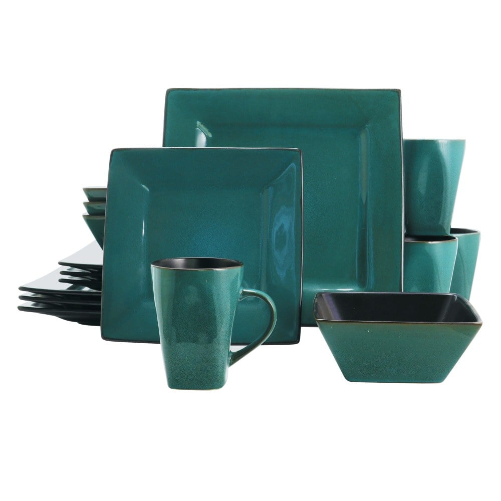 Gibson Elite Kiesling 16-Piece Dinnerware Set, Blue MPN:99599915M