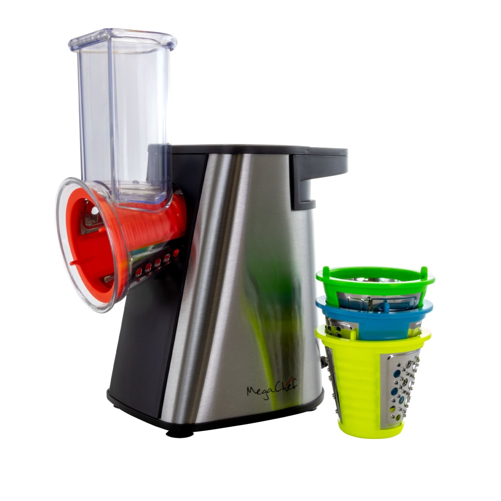 MegaChef 4-in-1 Stainless-Steel Electric Salad Maker, Multicolor MPN:995112283M