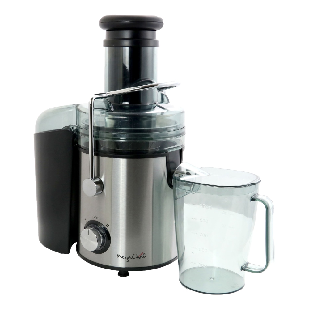Megachef Wide-Mouth Juice Machine With Dual-Speed Centrifugal Juicer, Silver MPN:995112284M