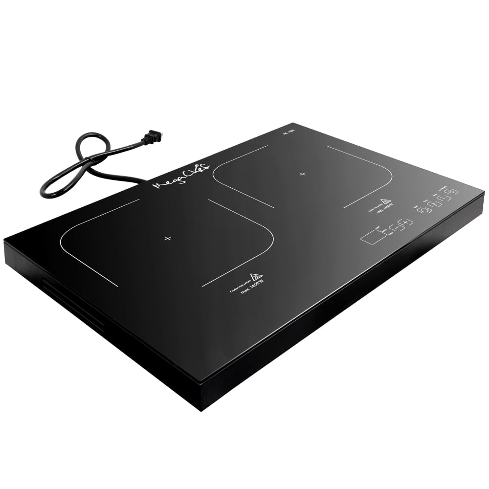 MegaChef Portable Dual Induction Cooktop, Black MPN:995117412M