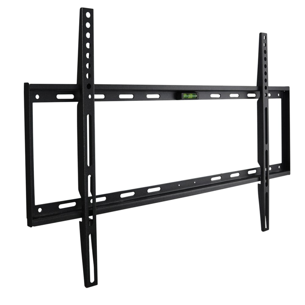 MegaMounts Fixed Wall Mount With Bubble Level For 32 - 70in Screens, 17inH x 27.25inW x 1inD, Black MPN:99593573M