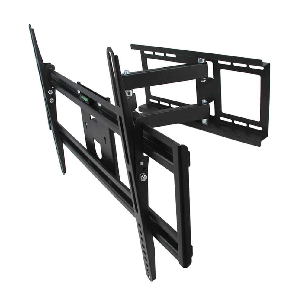 MegaMounts Full Motion Wall Mount With Bubble Mount For 32 - 70in TVs, 4.5inH x 27.5inW x 17.5inD, Black MPN:99593575M