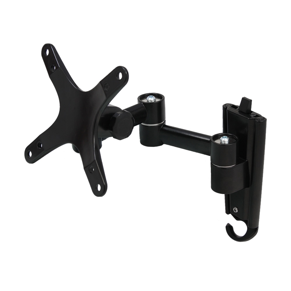 MegaMounts Full Motion Single-Stud Wall Mount For 13 - 30in TVs, 4.5inH x 4.8inW x 4.5inD, Black MPN:99593577M
