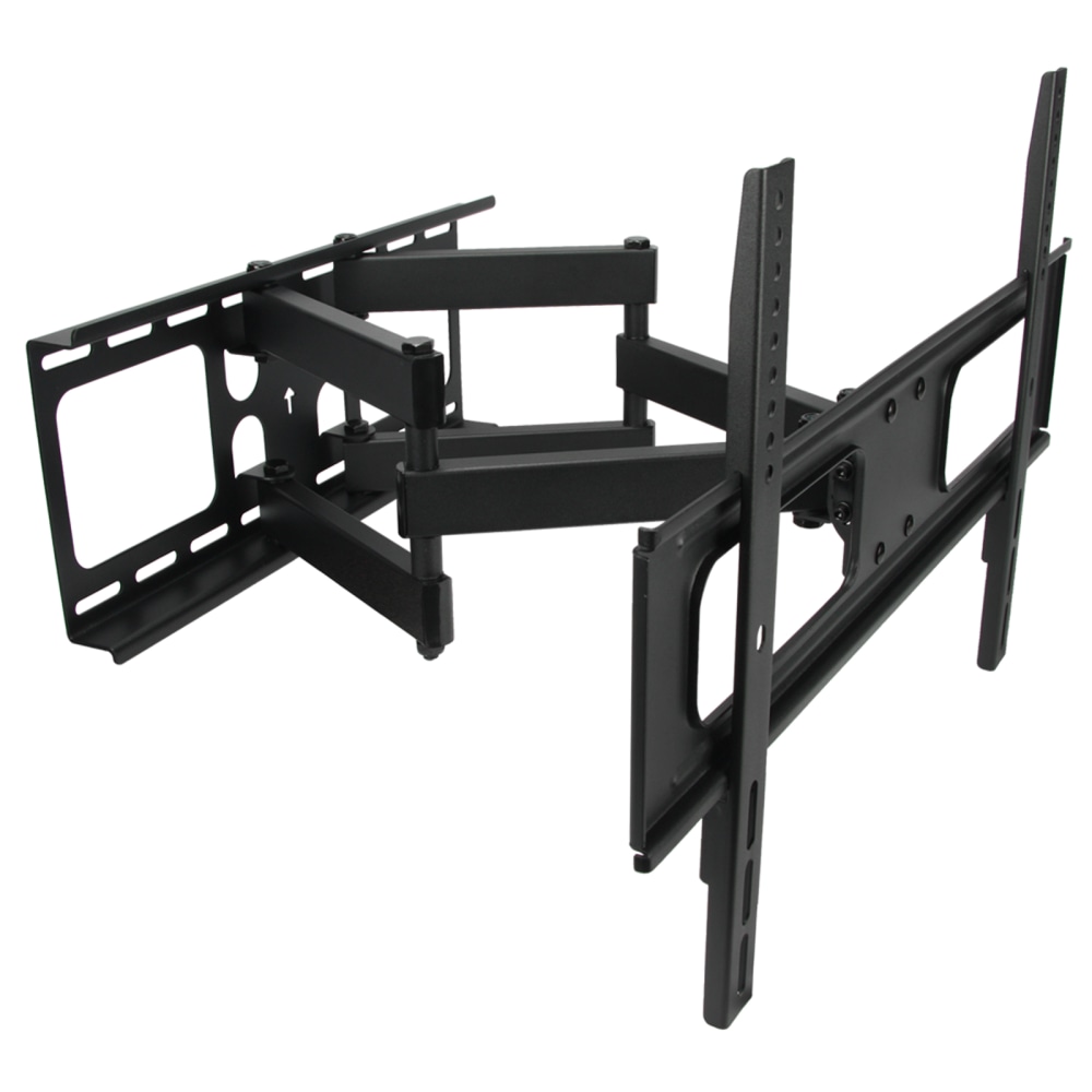 MegaMounts Full Motion Double Articulating Wall Mount For 32 - 70in TVs, 20inH x 26inW x 8inD, Black MPN:99594975M