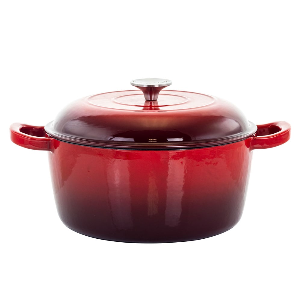 MegaChef 5-Quart Casserole Dish, Red MPN:995112873M