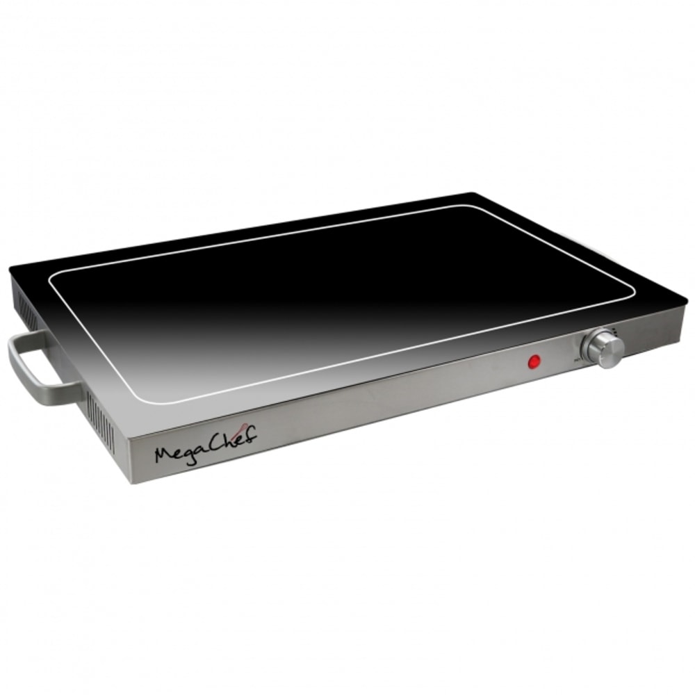 MegaChef Electric Warming Tray, 2-1/2inH x 14inW x 24inD, Black MPN:995111968M