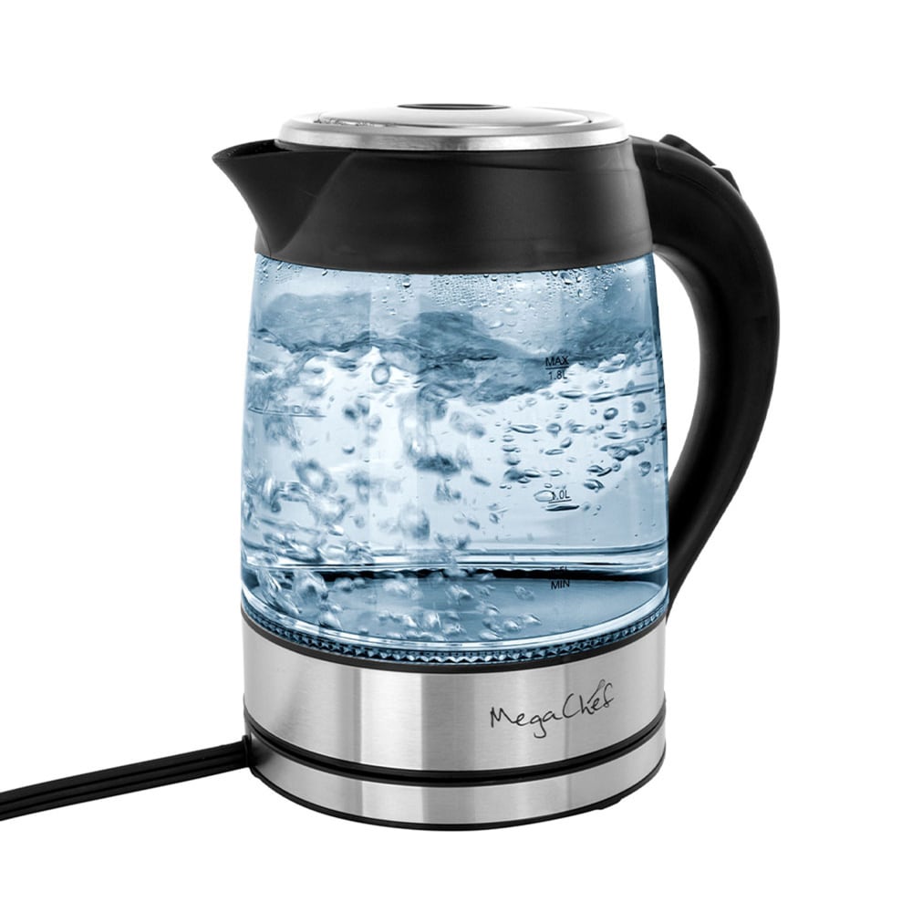 MegaChef 99596270M 1.8-Liter Electric Tea Kettle, Clear MPN:99596270M