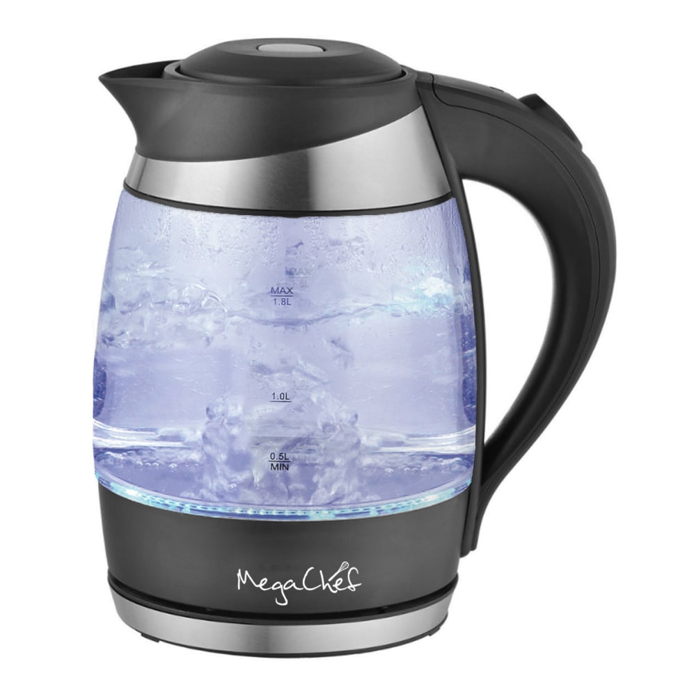 MegaChef 1.8-Liter Electric Tea Kettle, Silver MPN:99598372M