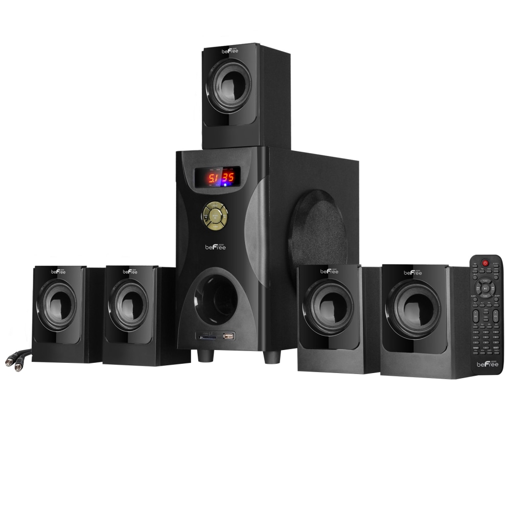 BeFree Sound BFS-425 5.1-Channel Surround Sound Bluetooth Speaker System, Black MPN:99595500M