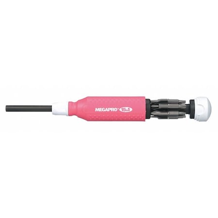 Phillips, Robertson Square Recess, Slotted, Torx® Bit 8 1/2 in, Drive Size: 1/4 in MPN:151PK/WH-B