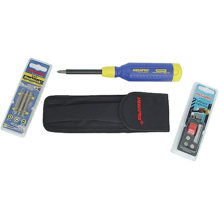 Phillips, Robertson Square Recess, Slotted, Torx® Bit 8 1/2 in, Drive Size: 1/4 in MPN:6KIT4-B