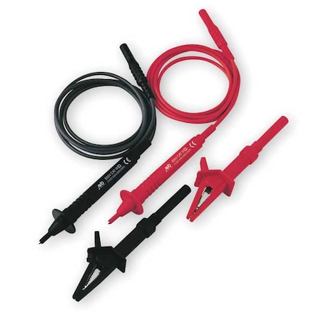 Test Lead Set, 3.9 ft Test Lead L, Blk/Rd MPN:1002-015
