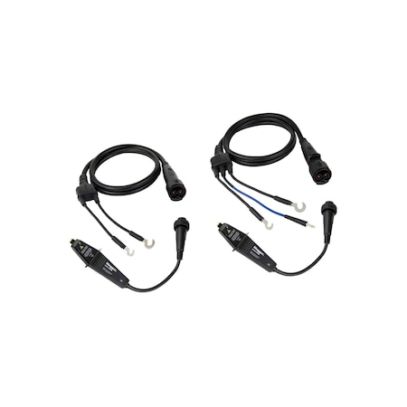 Test Lead Set, 4.9 ft, Blk, Ohmmeters MPN:1006-444