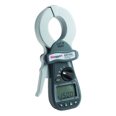 Clamp On Earth Resistance Tester, 1500ohm MPN:DET24C